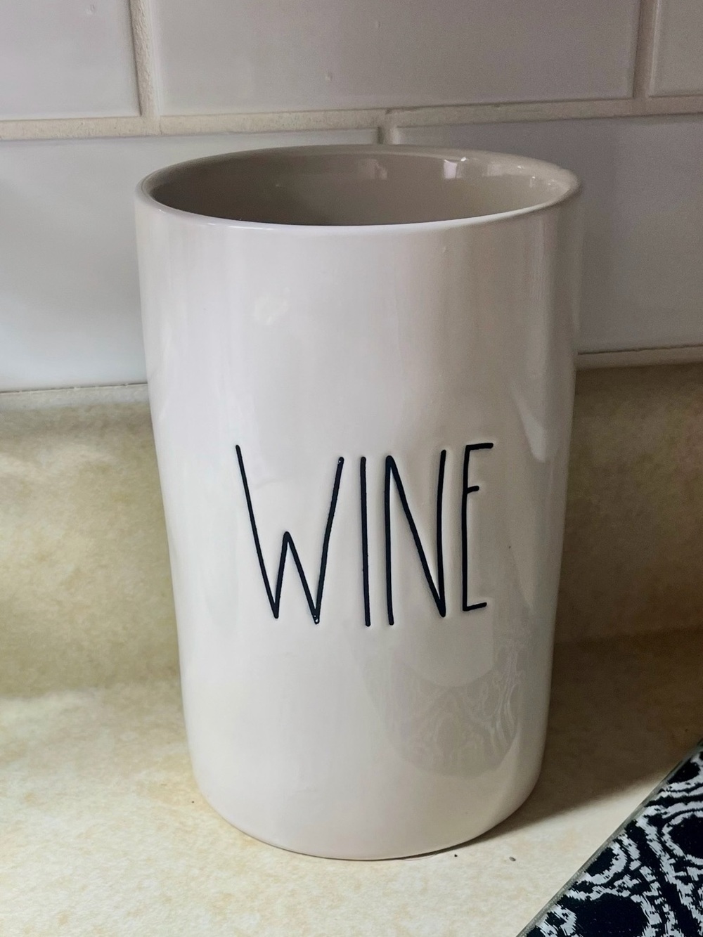 Rae Dunn Ceramic Wine Utensil Holder